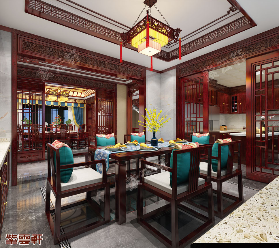 中式风格餐厅装修效果图