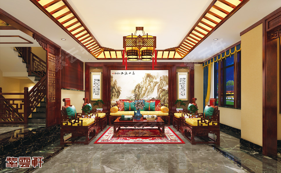 徐州中式简约别墅装修古典之美值得品味