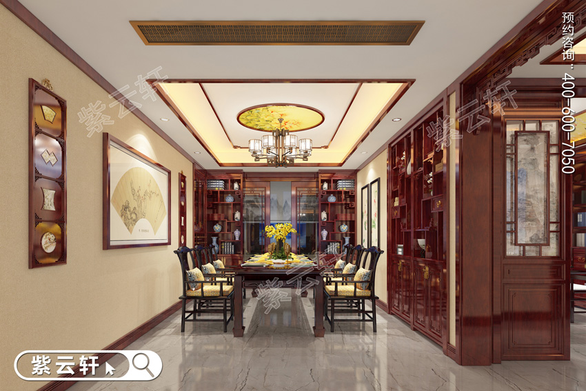中式餐厅装修效果图