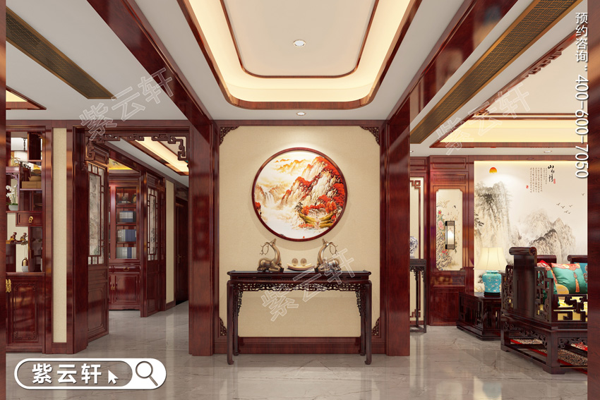 玄关中式装修设计