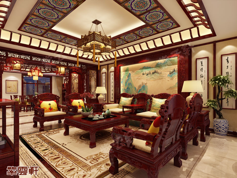 西安中式风格家庭装修富有传统意蕴的雅致生活