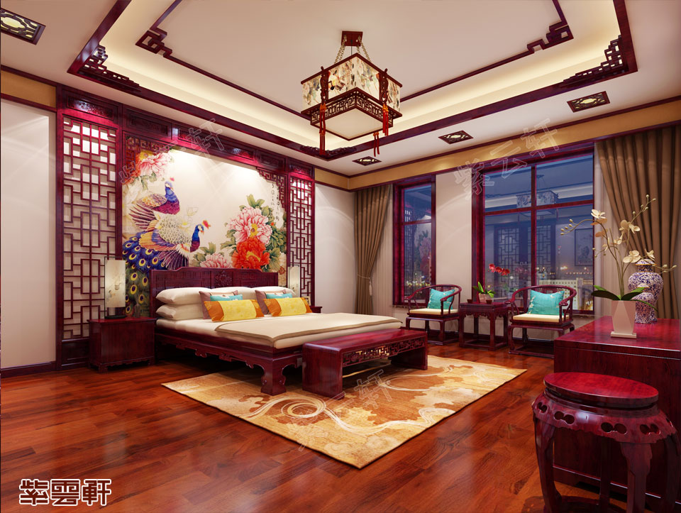 中式风格卧室装修图片