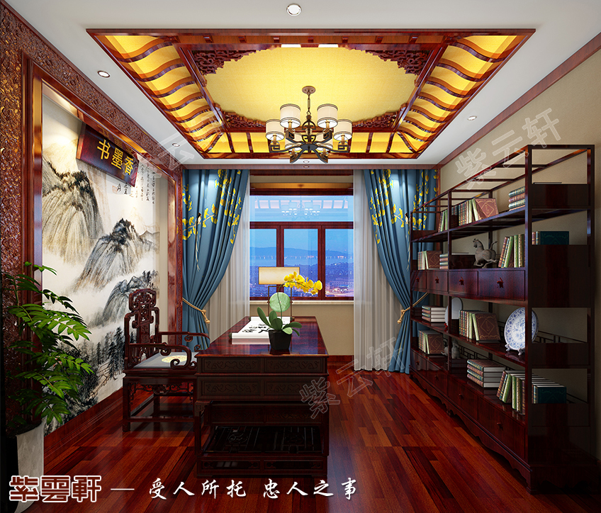 古典装修设计书房
