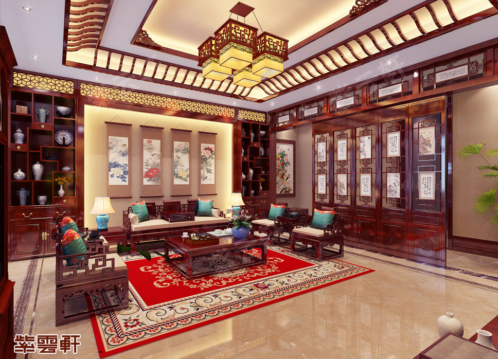 天津中式家庭装修风格古典轻奢的超耐看家居