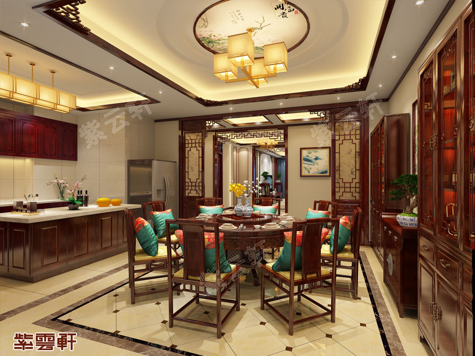 中式室内设计餐厅效果图