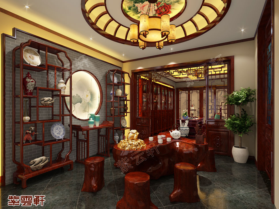 古典风格茶室装修