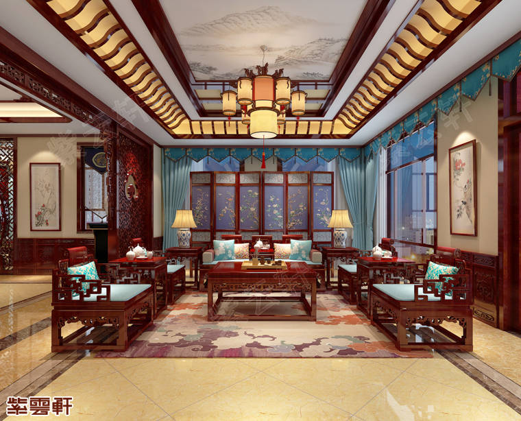 北京古典中式家庭装修设计坐拥四季清雅