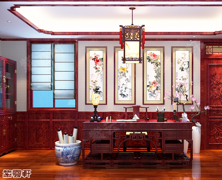 中式风格书房装修