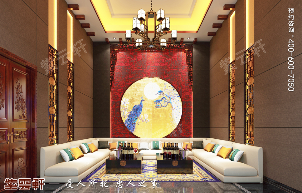 中式影音室装修效果图