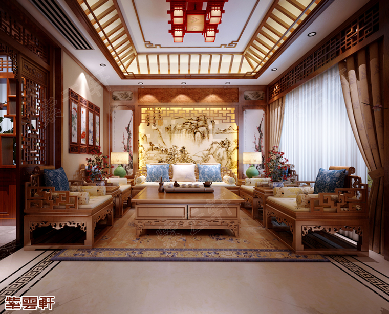 南京古典别墅装修设计中式温度温暖百年