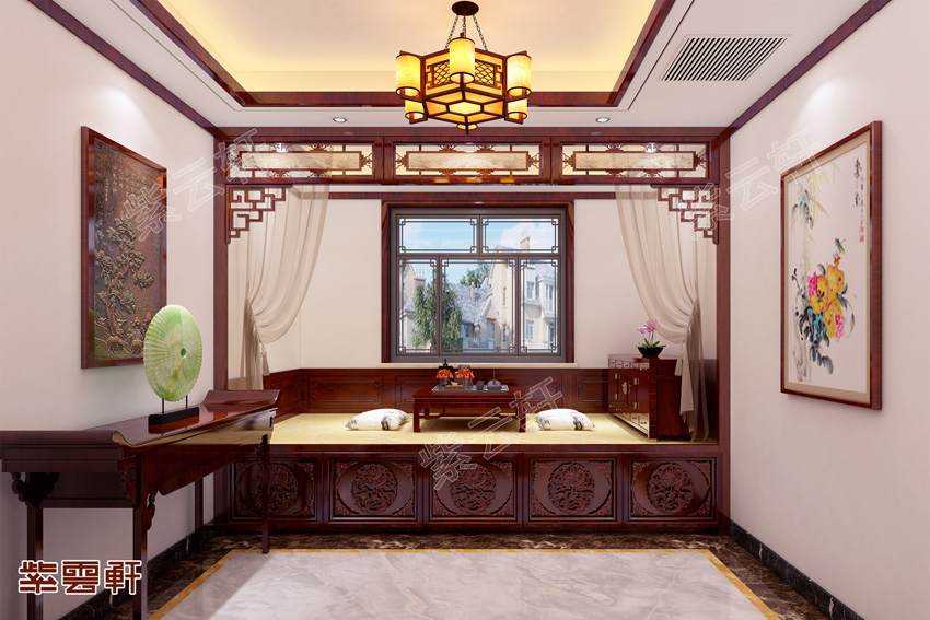中式别墅卧室装修设计