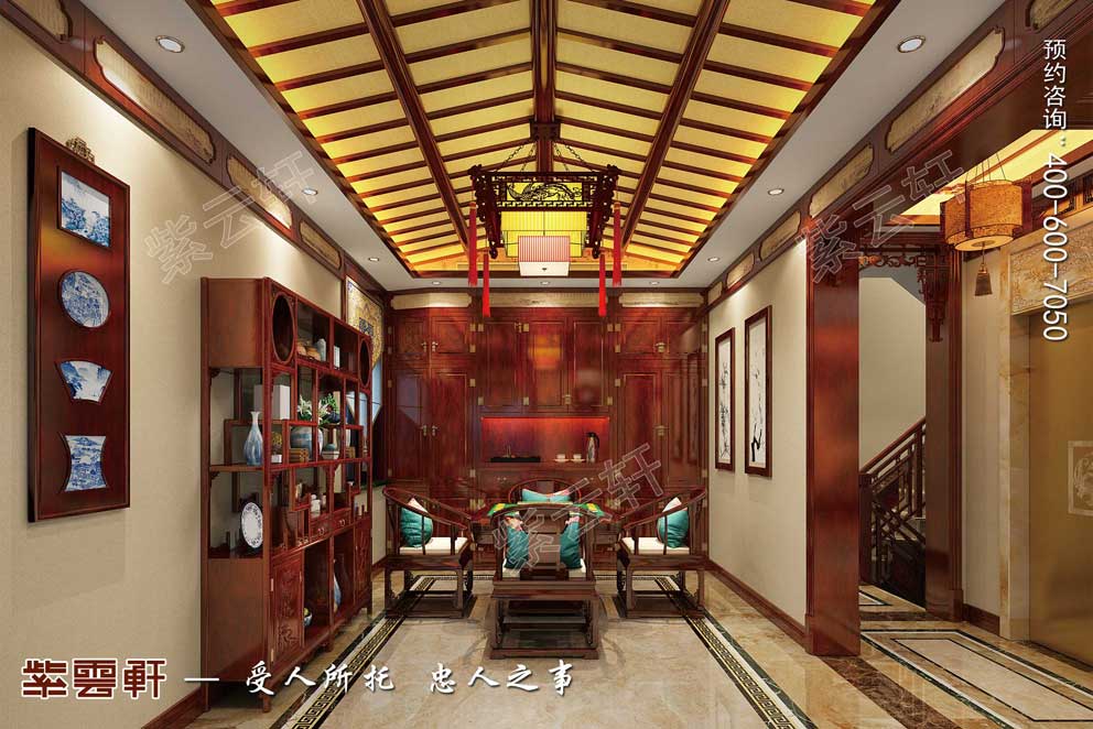 茶室装修风格效果图