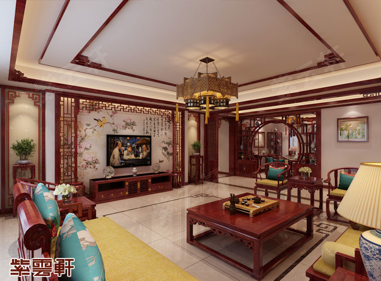 山西别墅中式风格装修享受宫殿般的奢华贵气