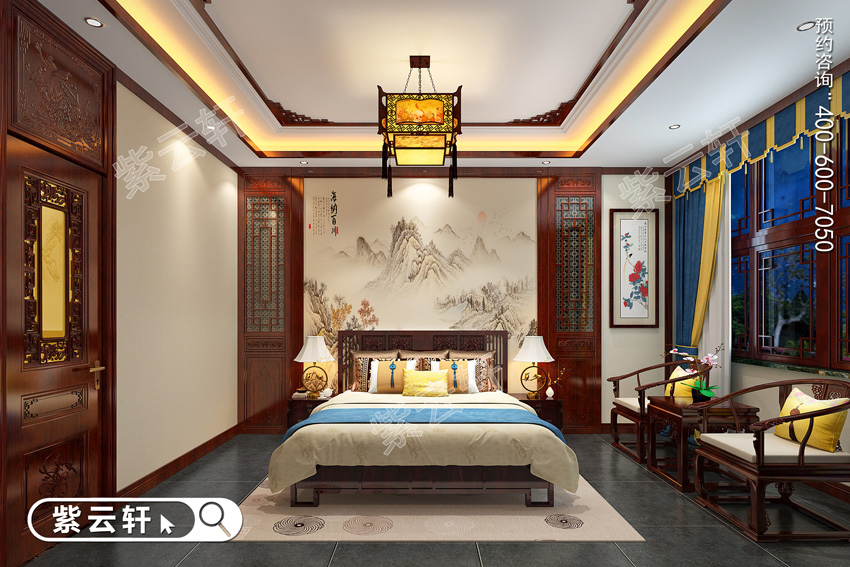 中式简约卧室装修