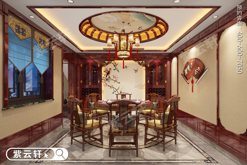中式家居装修设计餐厅效果图