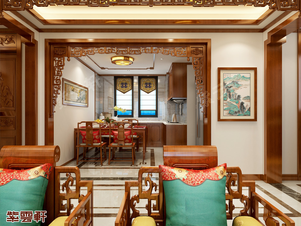中式餐厅装修设计效果图