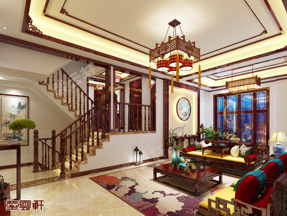 辽宁中式别墅装修作为国粹更要展现舒适优雅