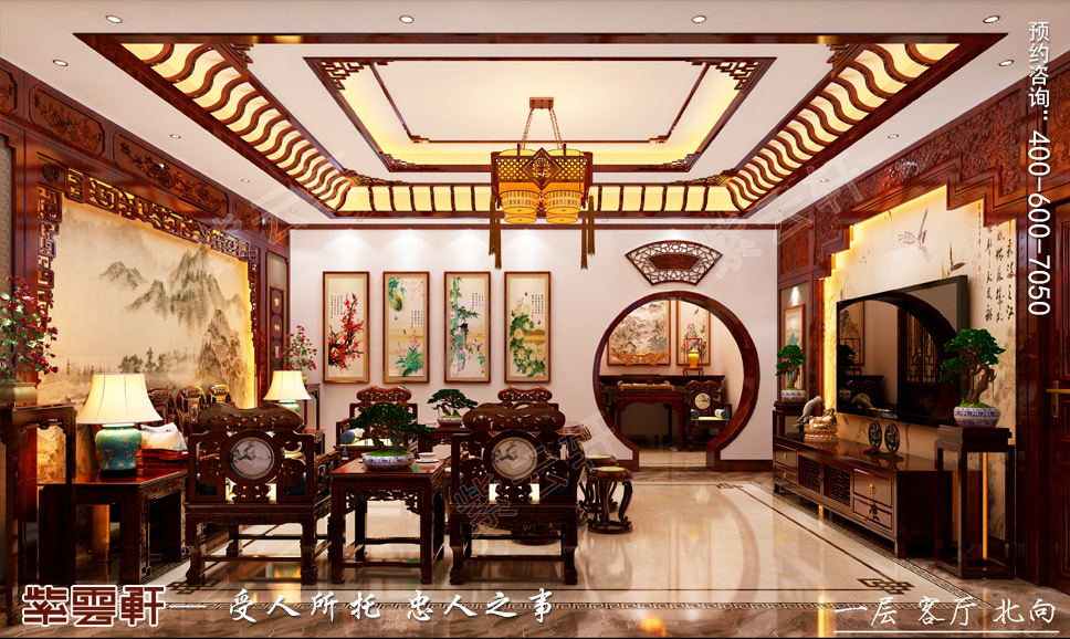 山西中式别墅风格装修富含生活的清香雅韵
