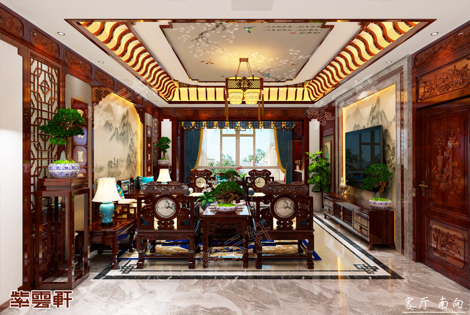 甘肃中式家居装修设计浓郁复古风中的高雅秀洁