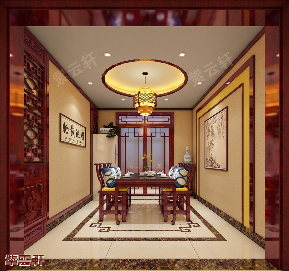 中式餐厅装修设计