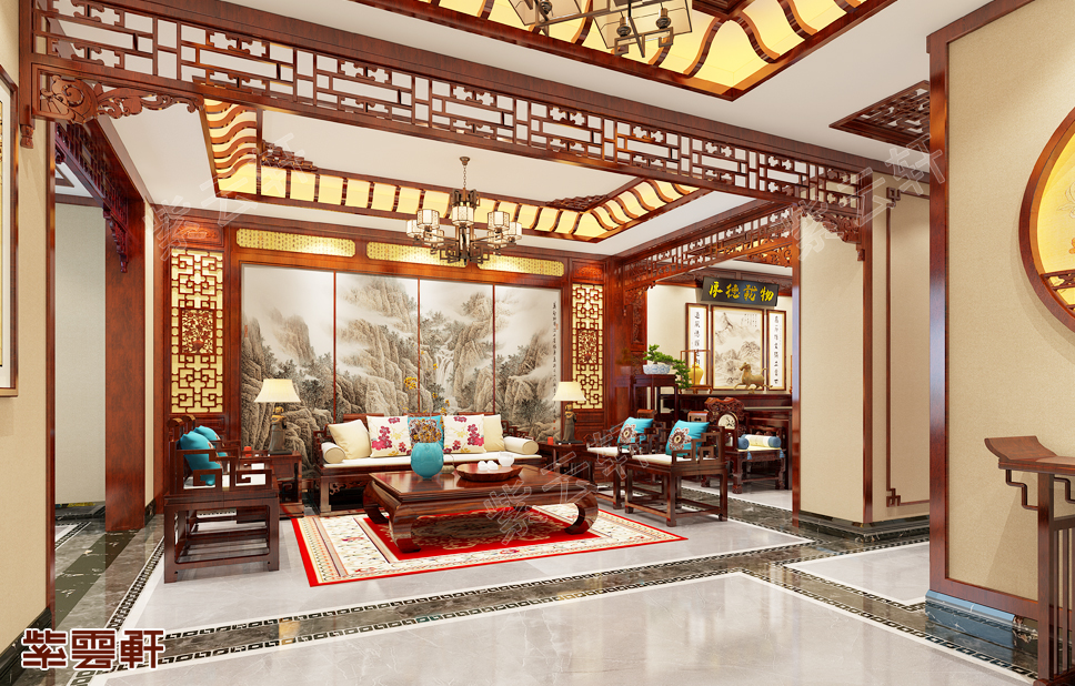 天津中式风格家居装修儒雅气质传递东方雅韵