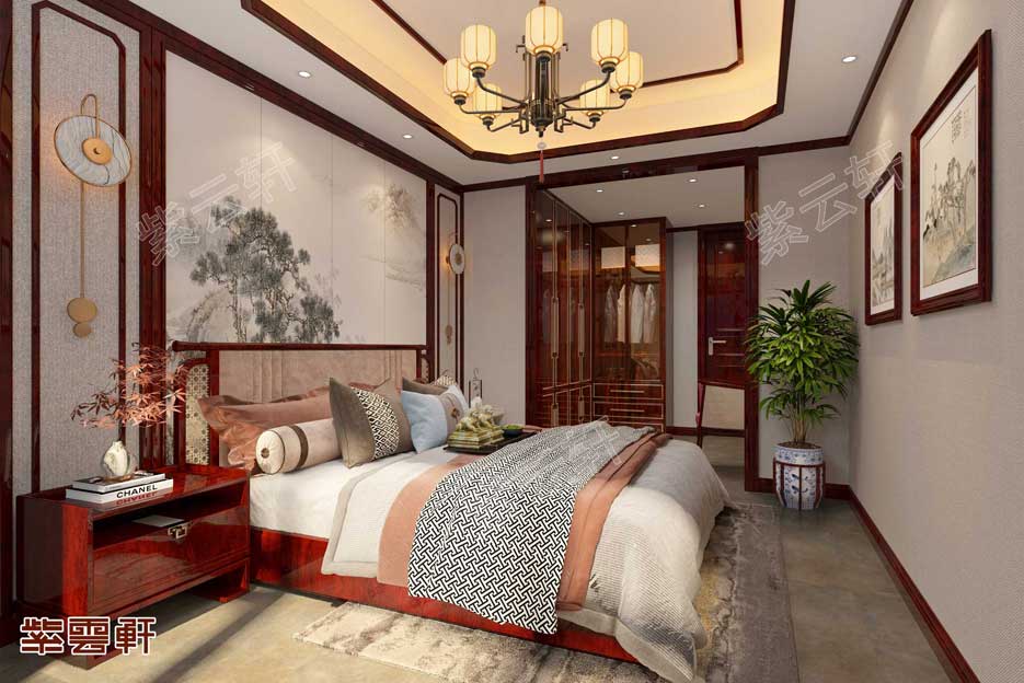中式风格卧室装修设计