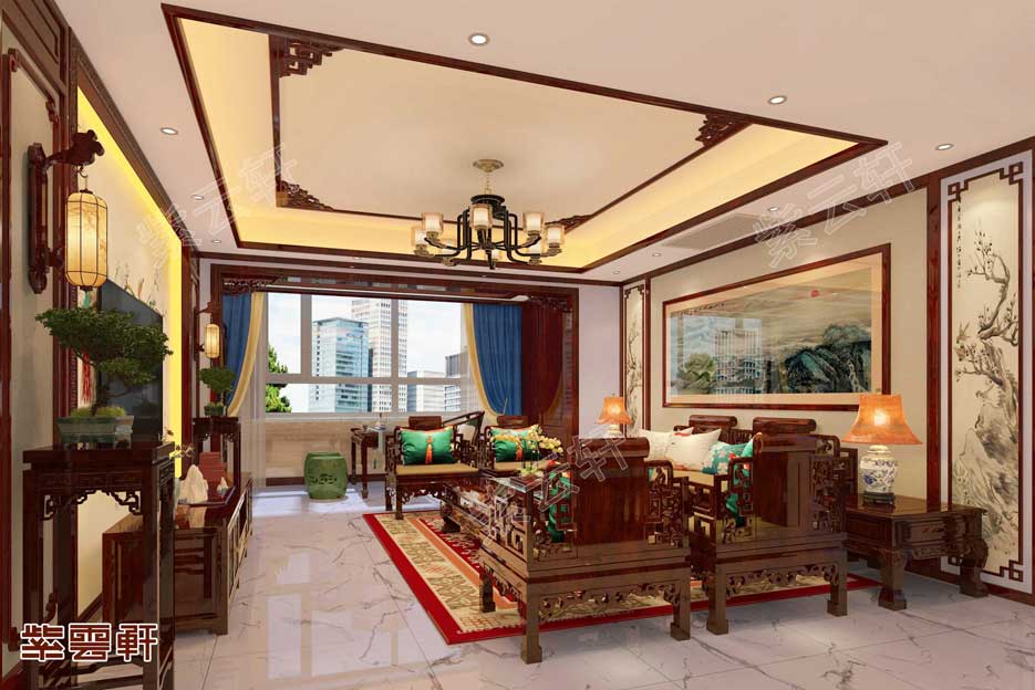 住宅客厅中式设计