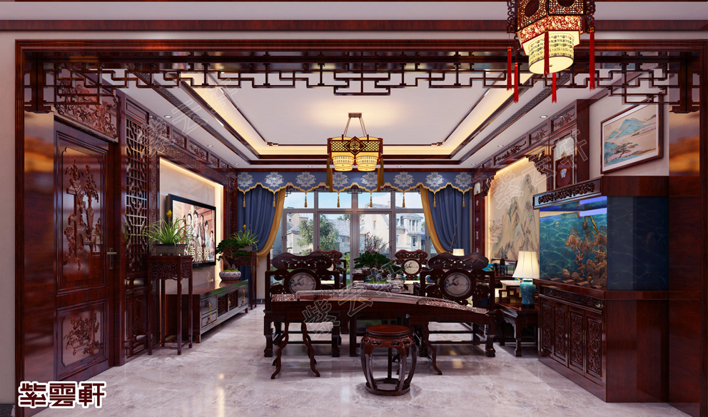 甘肃古典四合院装修复古家居中的温馨氛围