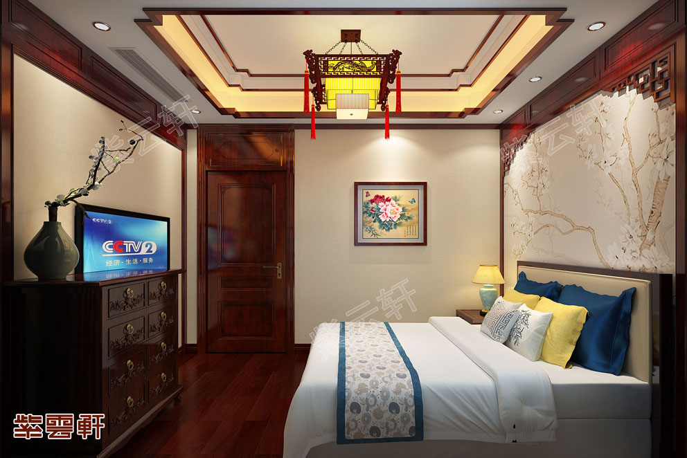 中式卧室装修设计实景图