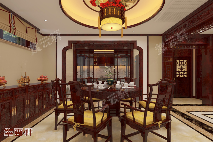 中式风格餐厅装修设计