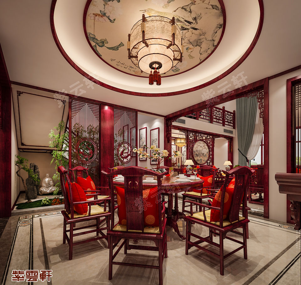 中式风格别墅餐厅设计