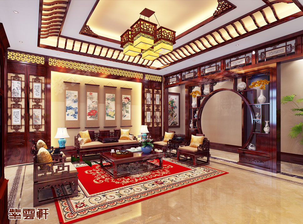 天津别墅装修设计传统风格展现历久弥新的美感