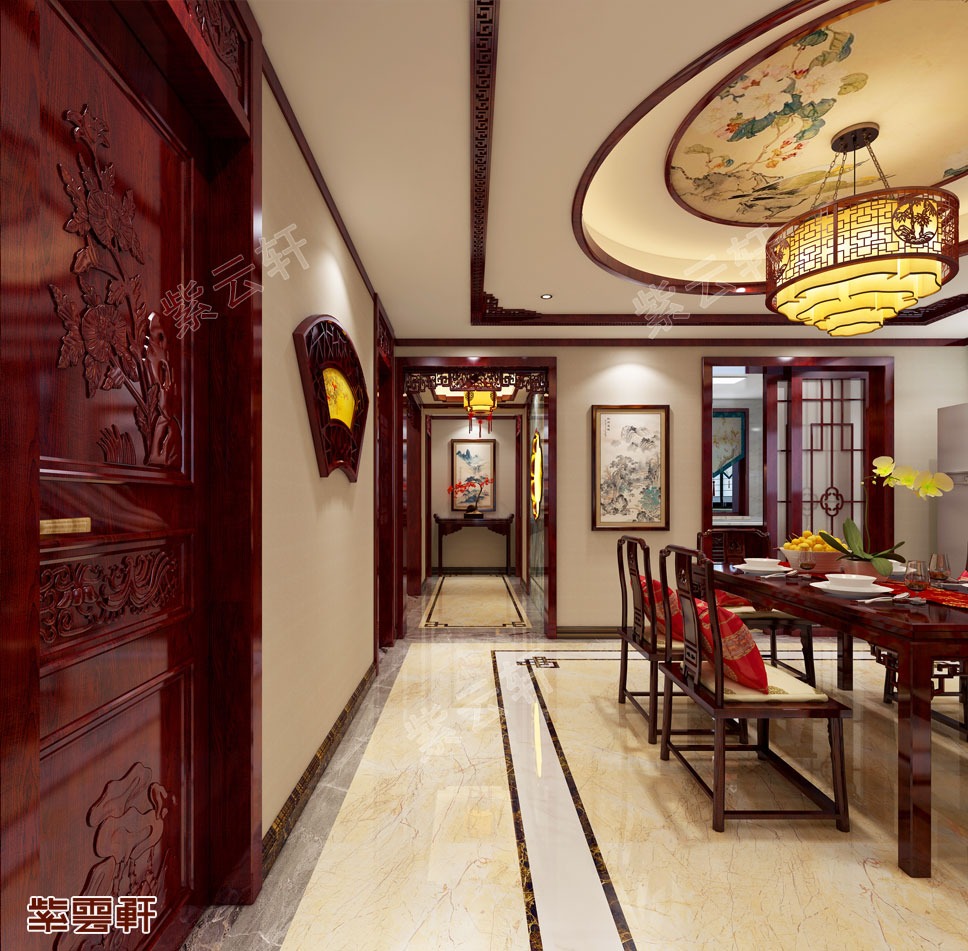 走廊中式装修