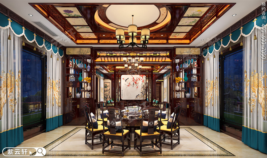 古典风格餐厅效果图