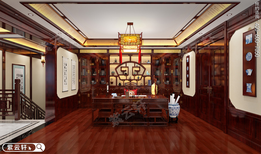 别墅书房古典装修