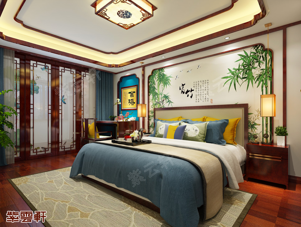 中式风格卧室装修设计