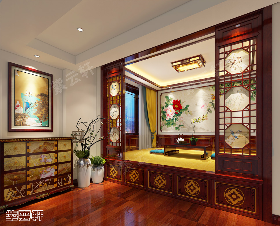 别墅暖阁中式风格装修