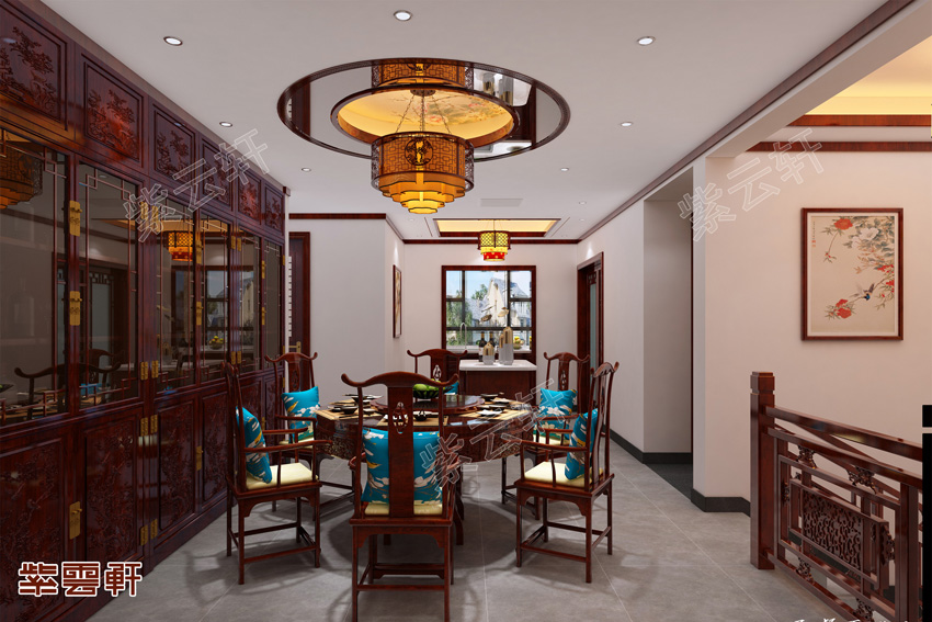 别墅餐厅中式设计