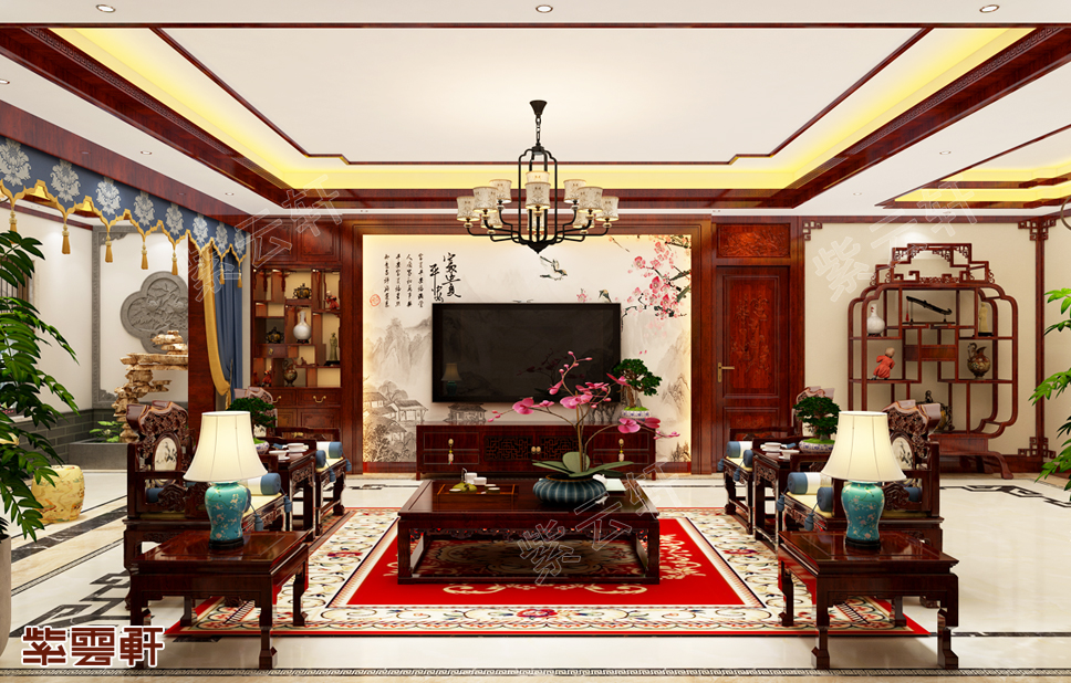 中式别墅设计让第一次装修的业主一饱眼福