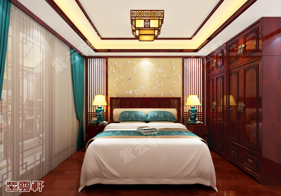 别墅室内卧室装修设计实景图