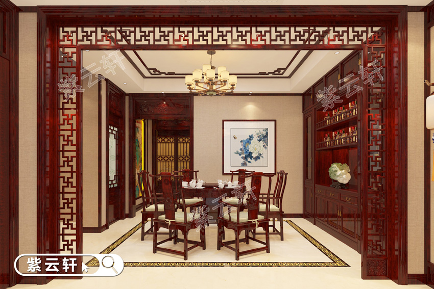 中式餐厅装修效果图