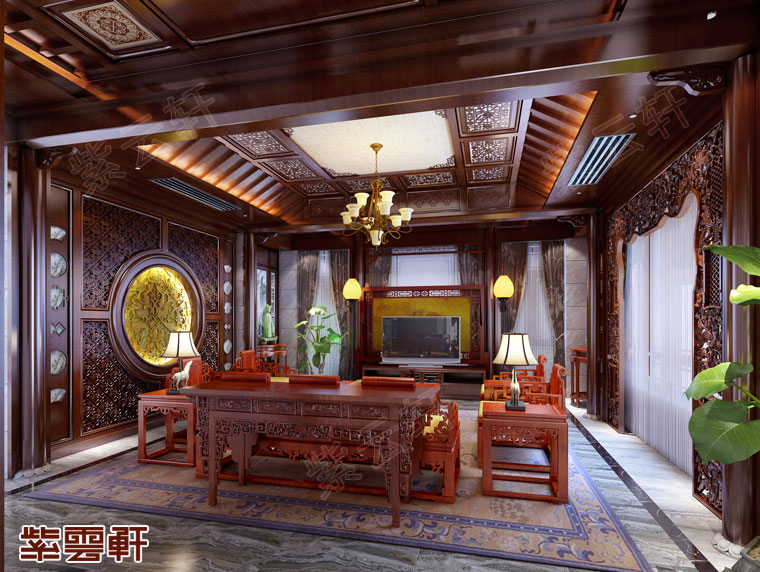 你能想象拥有东方魅力的中式别墅装修有多复古