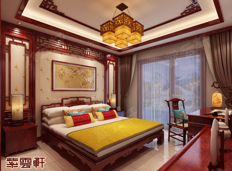 中式风格装修设计卧室