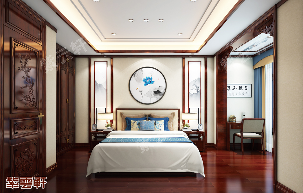 中式风格卧室装修效果图