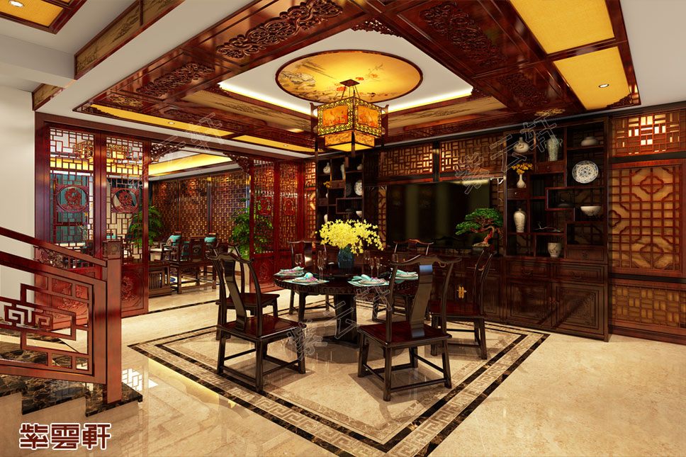 中式餐厅装修设计