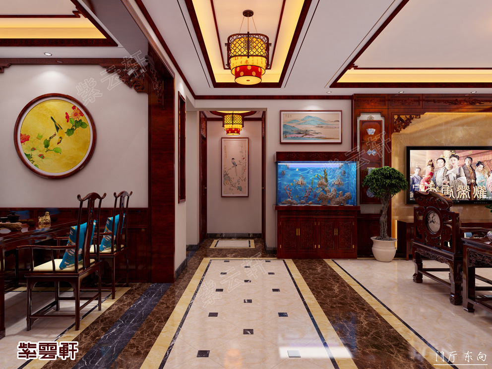 玄关中式装修设计