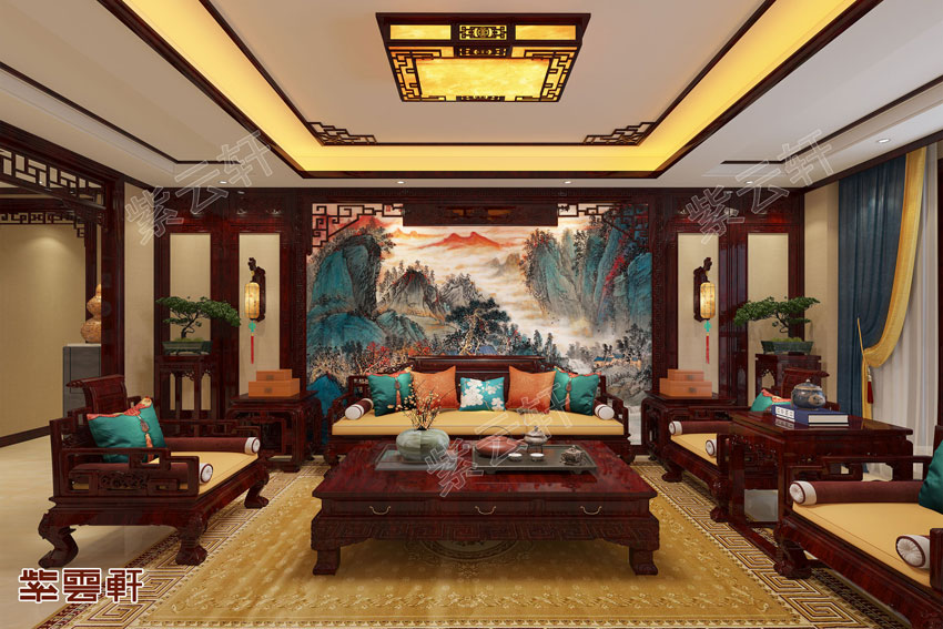 中式四合院融合传统装饰世间美好不如温暖的家
