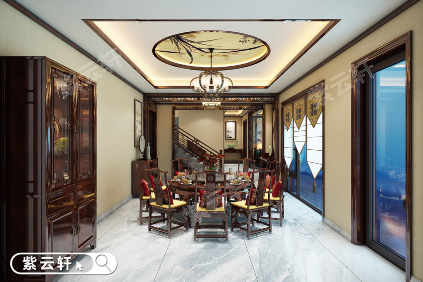中式餐厅装修效果图