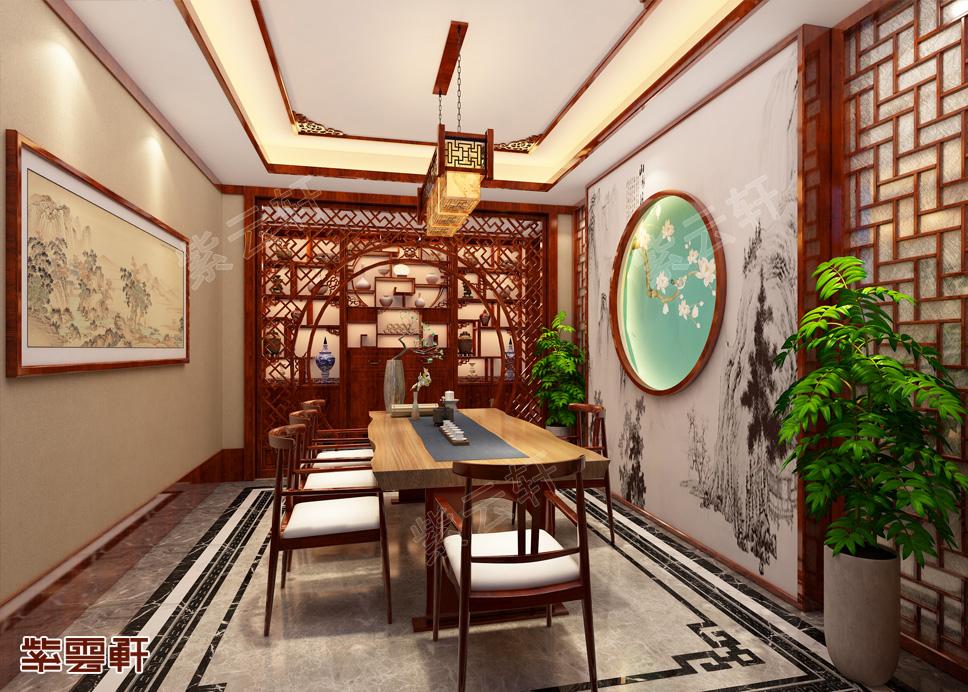 中式风格茶室装修