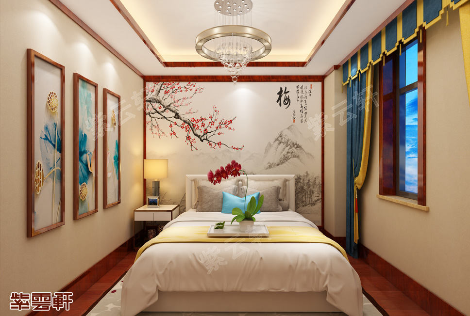 甘肃中式别墅设计华丽现代装饰下的中华风韵